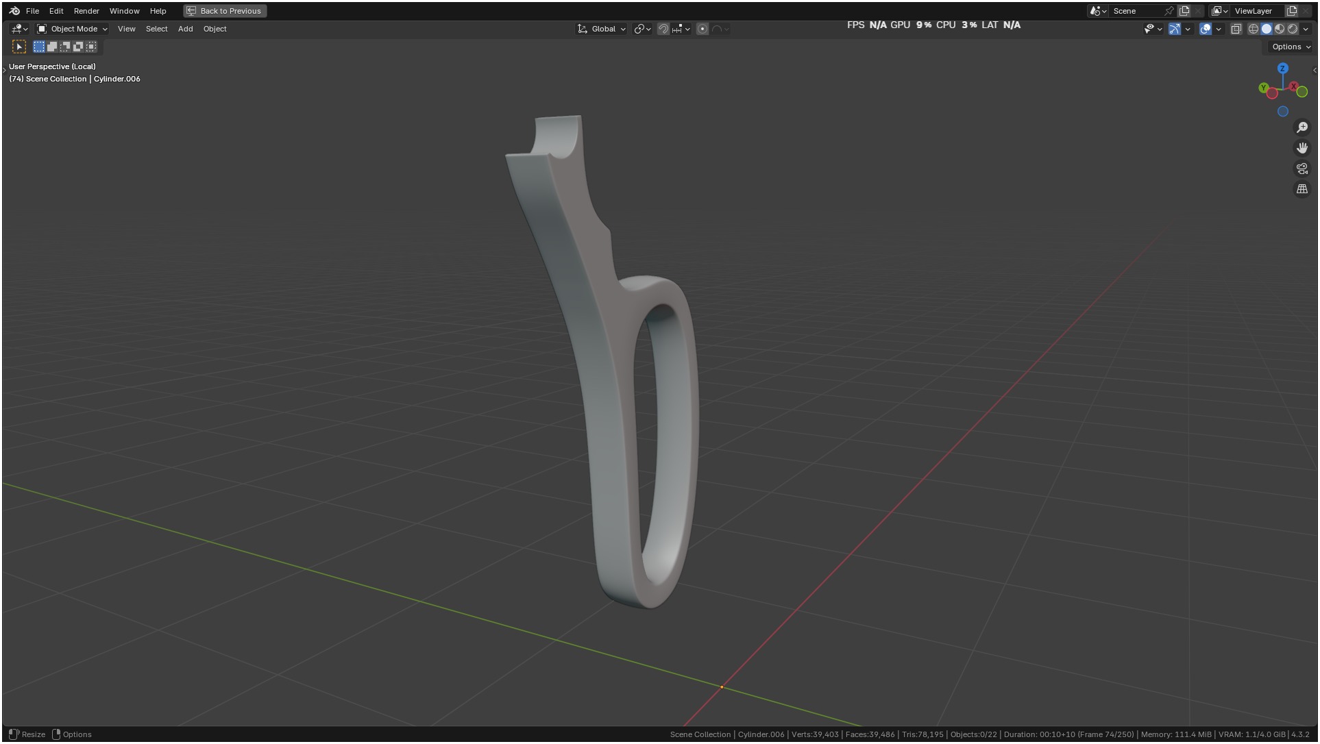 Tischler Standard Straight Biopsy Punch 3D model_10