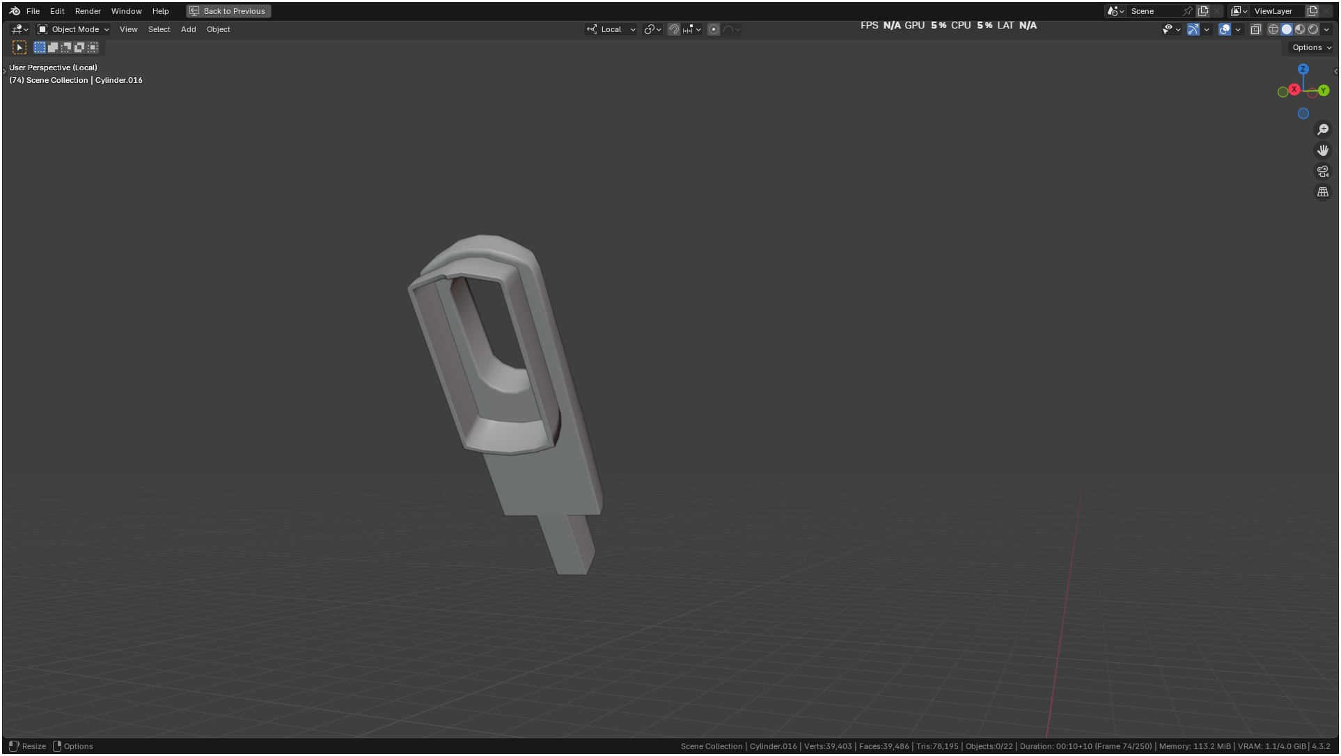 Tischler Standard Straight Biopsy Punch 3D model_48