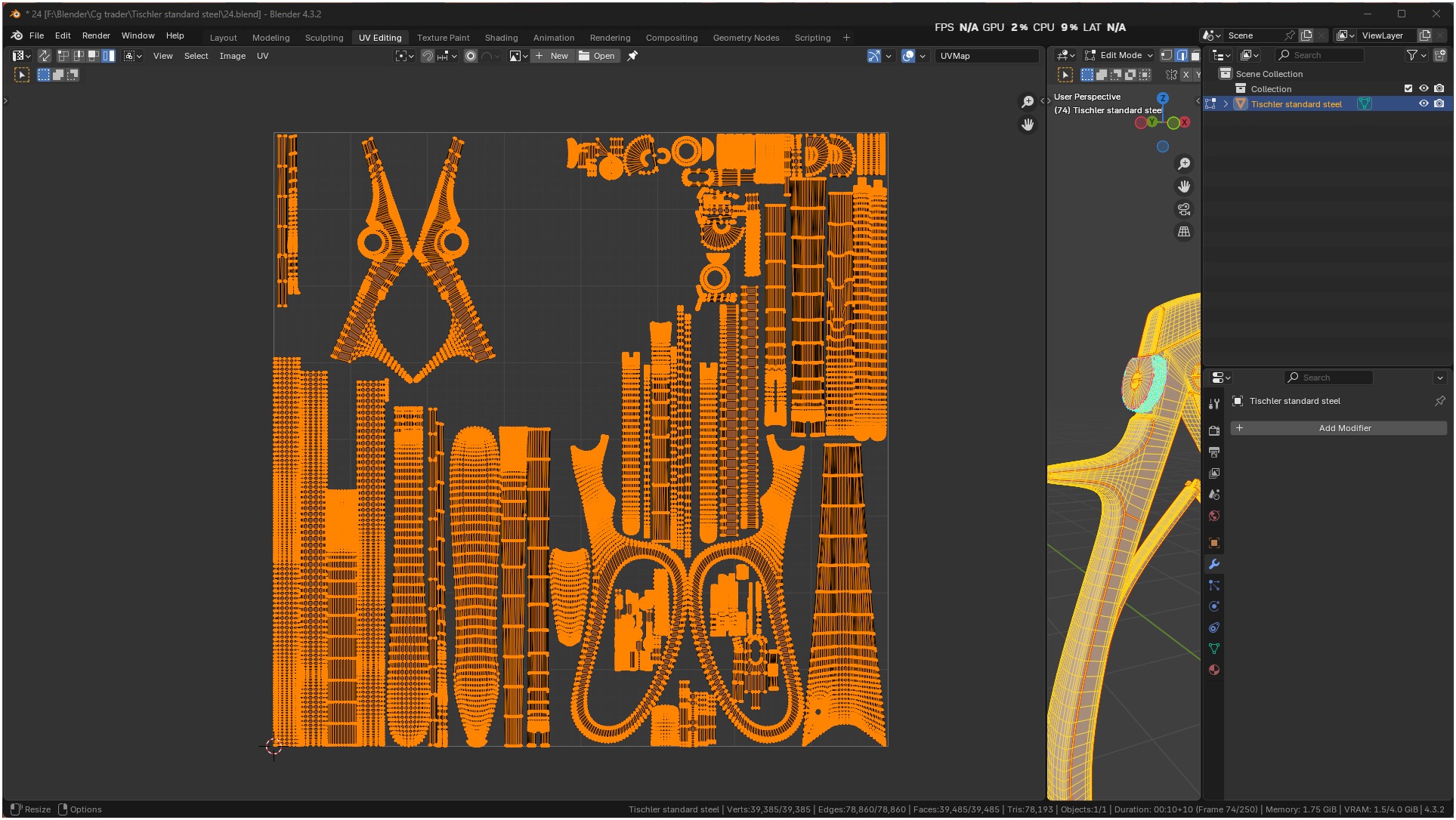 Tischler Standard Straight Biopsy Punch 3D model_61