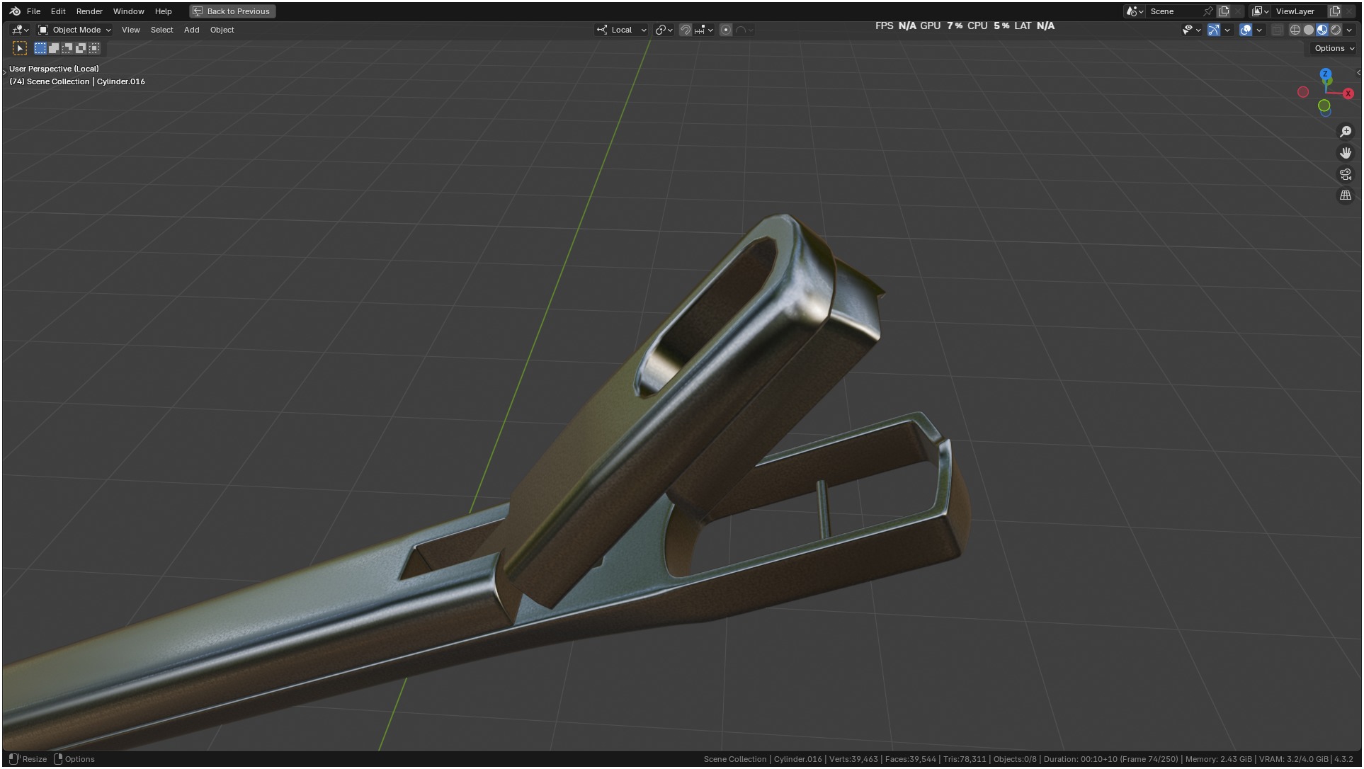 Tischler Standard Straight Biopsy Punch 3D model_59