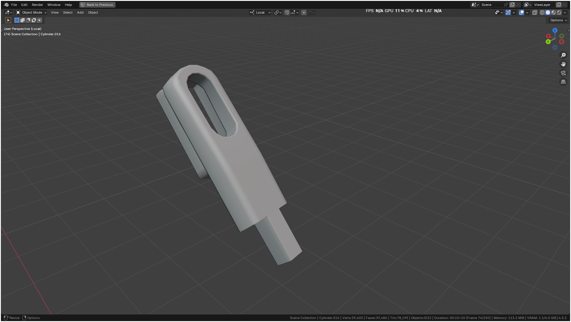 Tischler Standard Straight Biopsy Punch 3D model_49