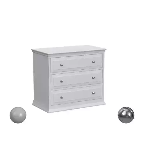 Signature 3-Drawer Dresser in White