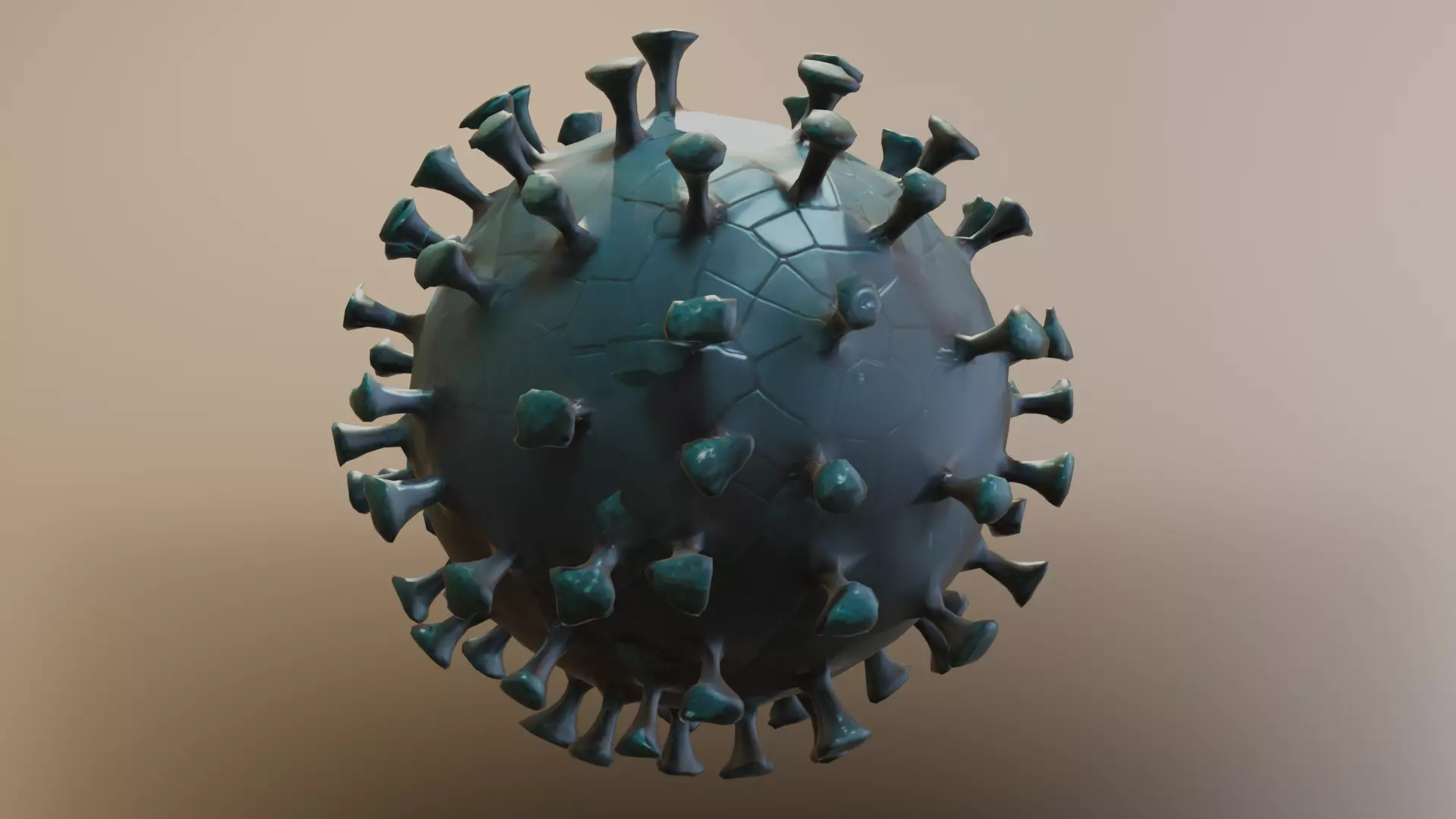 Hmpv Virus 3D model_0