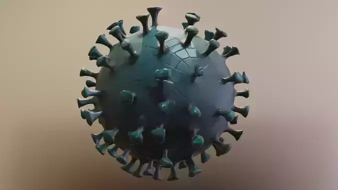 Hmpv Virus 3D model