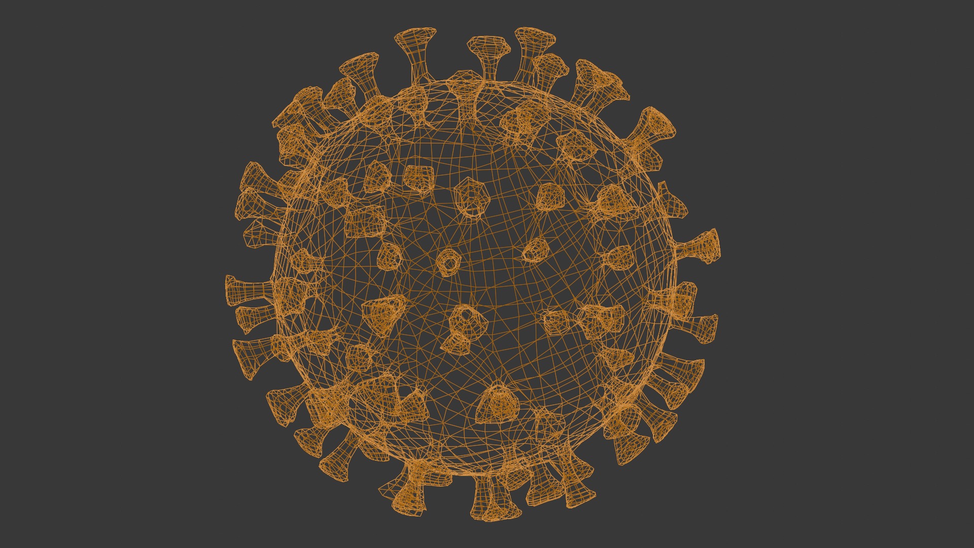 Hmpv Virus 3D model_3