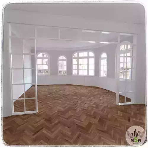 Apartment Shell With Kitchen And Bathroom