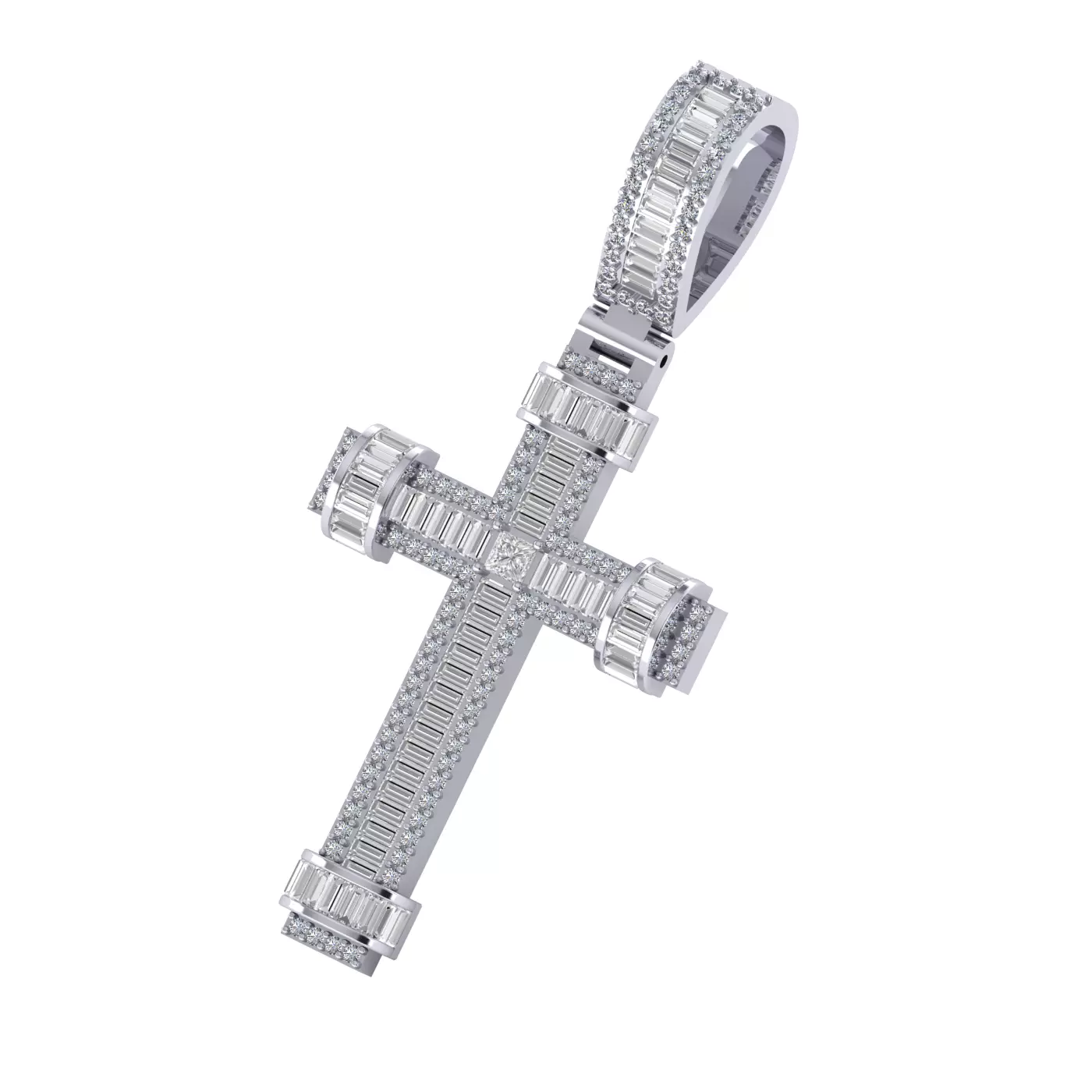 cross pendent 3D print model Free 3D print model