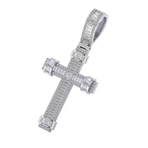 cross  pendent 3D print model Free 3D print model