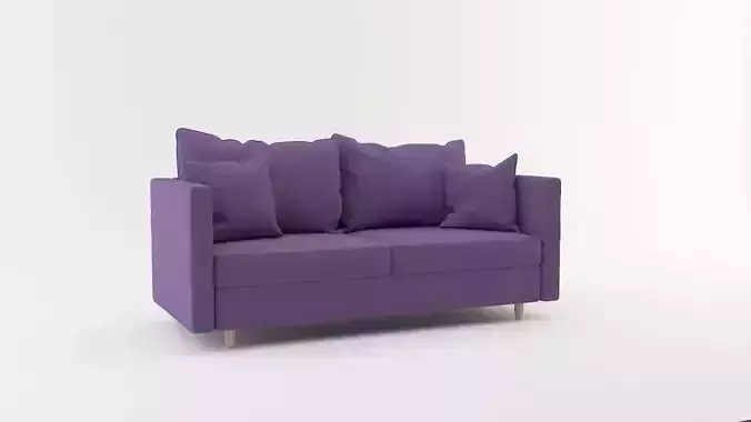 Purple Double Sofa