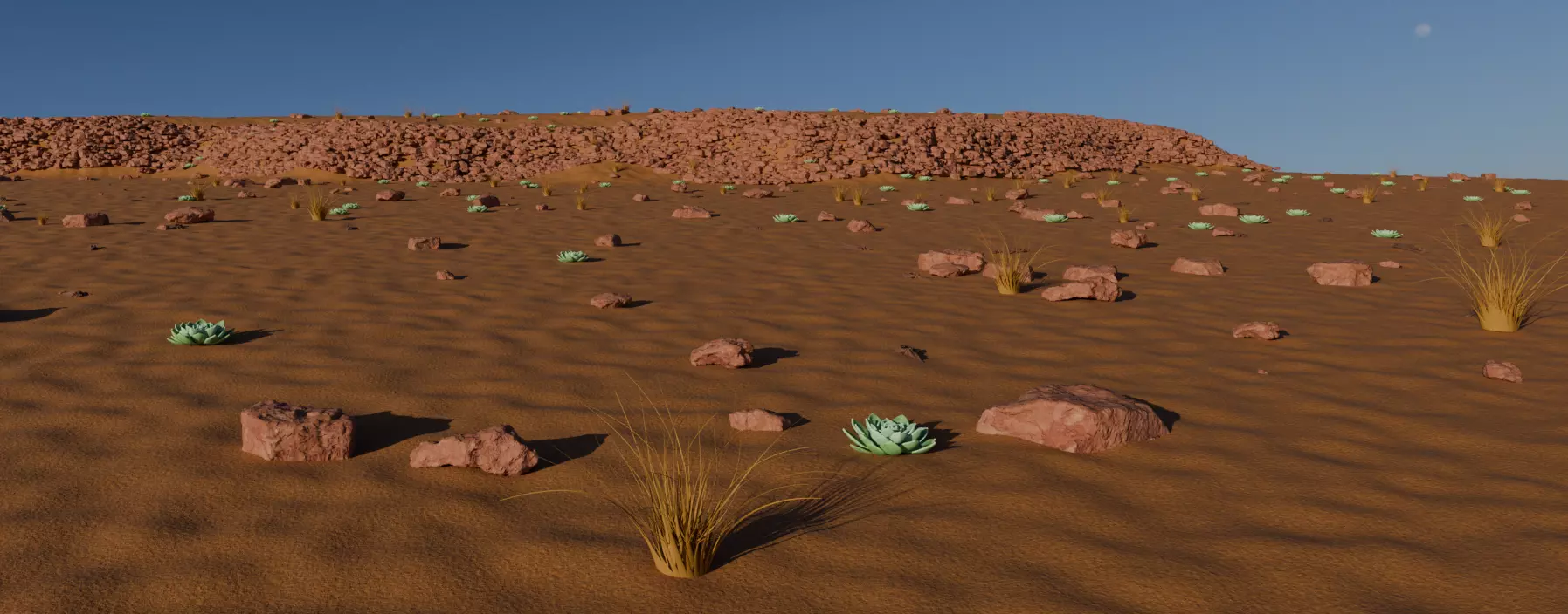 High-polly Desert Environment Pack 3D model_0