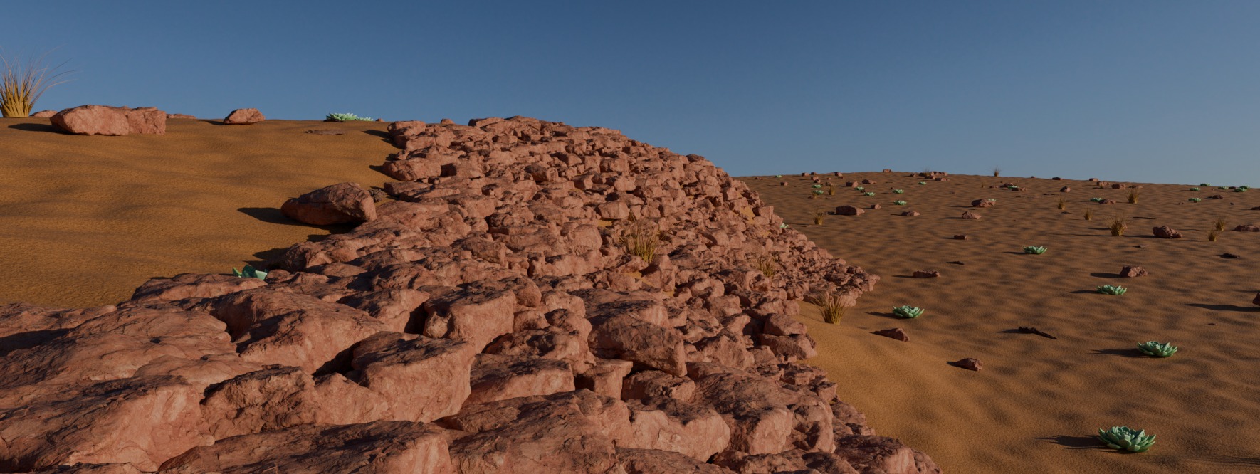 High-polly Desert Environment Pack 3D model_1