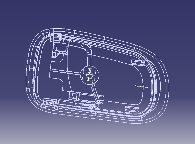 Car Door Handle 3D print model_70