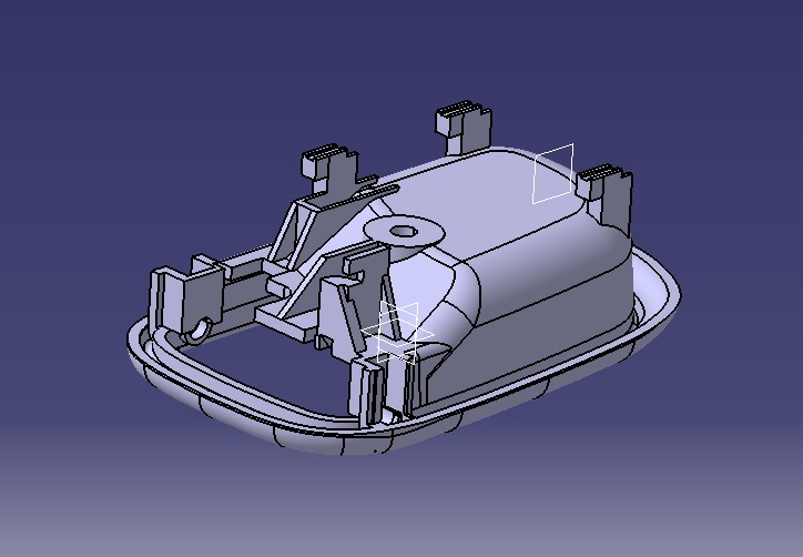 Car Door Handle 3D print model_9