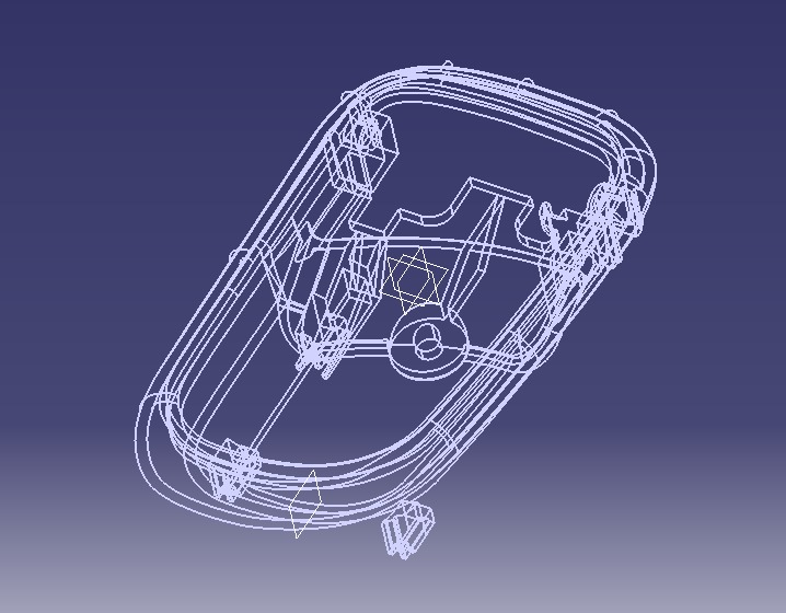 Car Door Handle 3D print model_46
