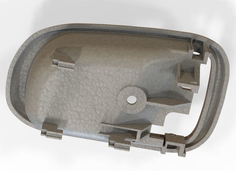 Car Door Handle 3D print model_52