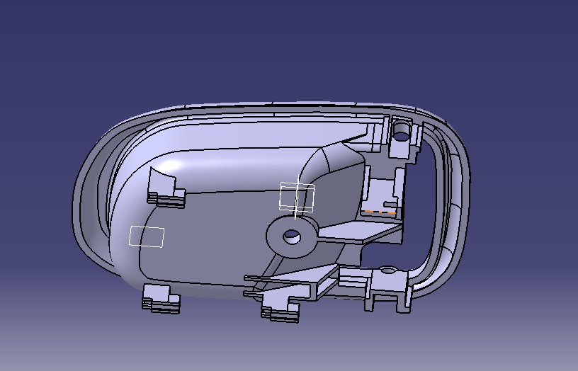 Car Door Handle 3D print model_47