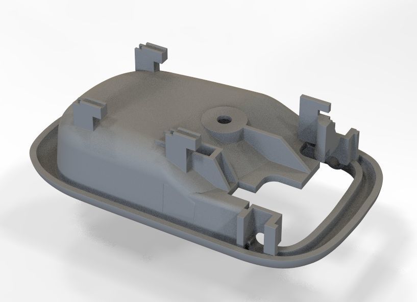 Car Door Handle 3D print model_60