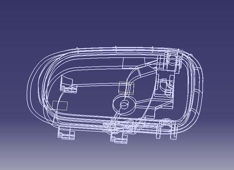 Car Door Handle 3D print model_64