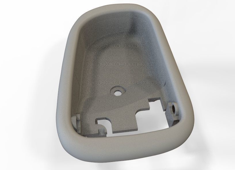Car Door Handle 3D print model_30