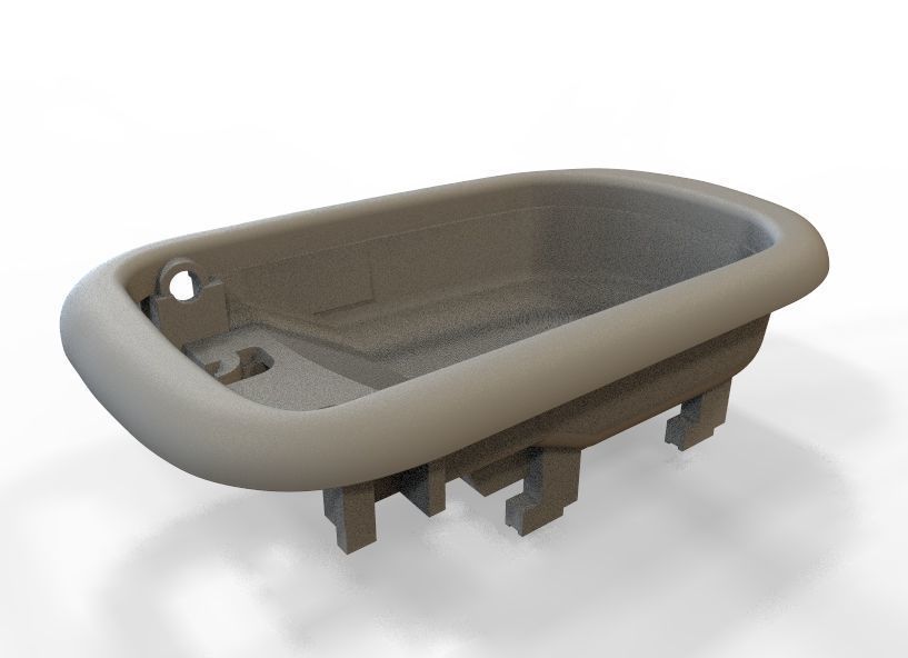 Car Door Handle 3D print model_28