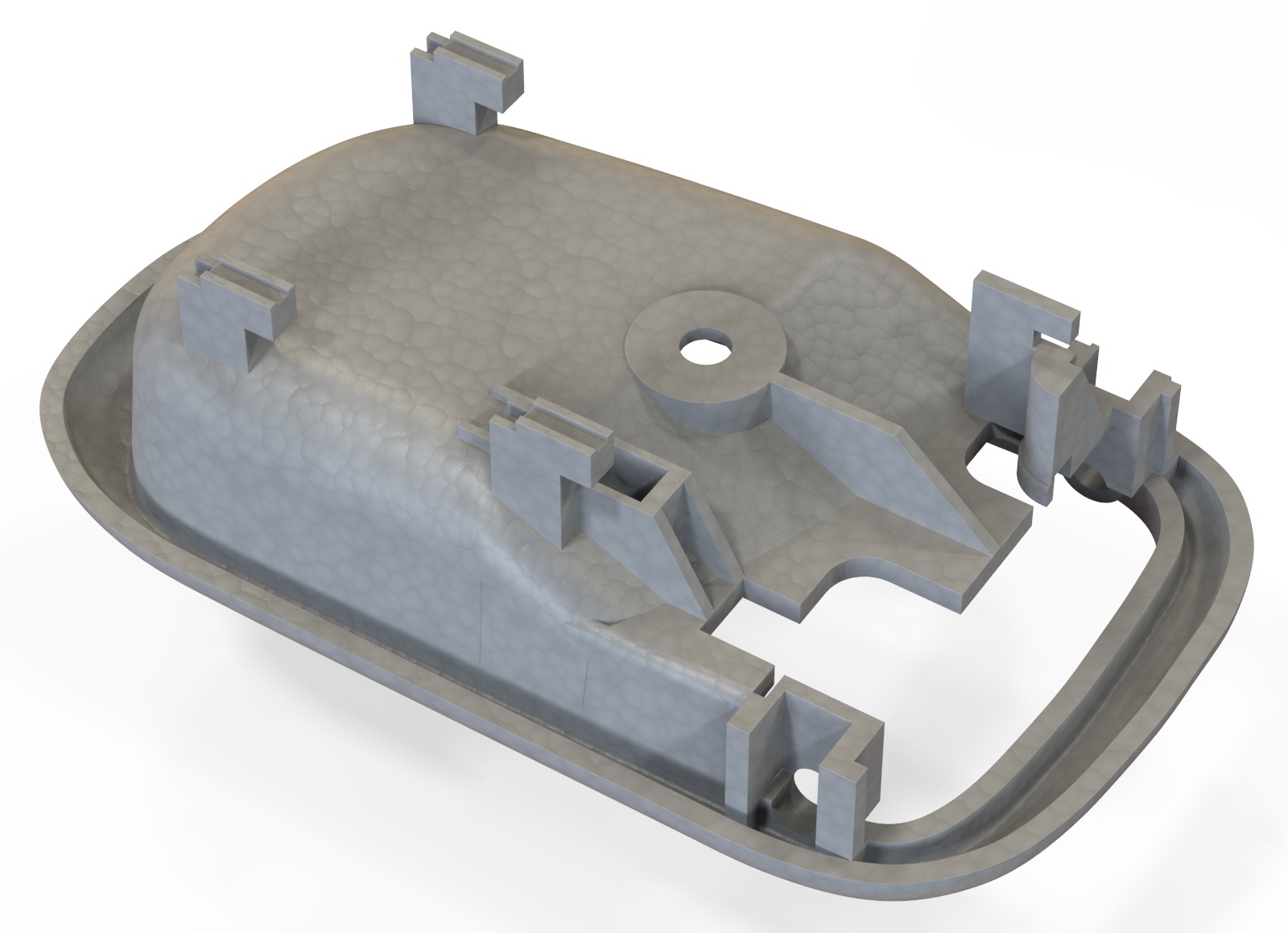 Car Door Handle 3D print model_36