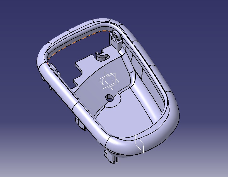 Car Door Handle 3D print model_43