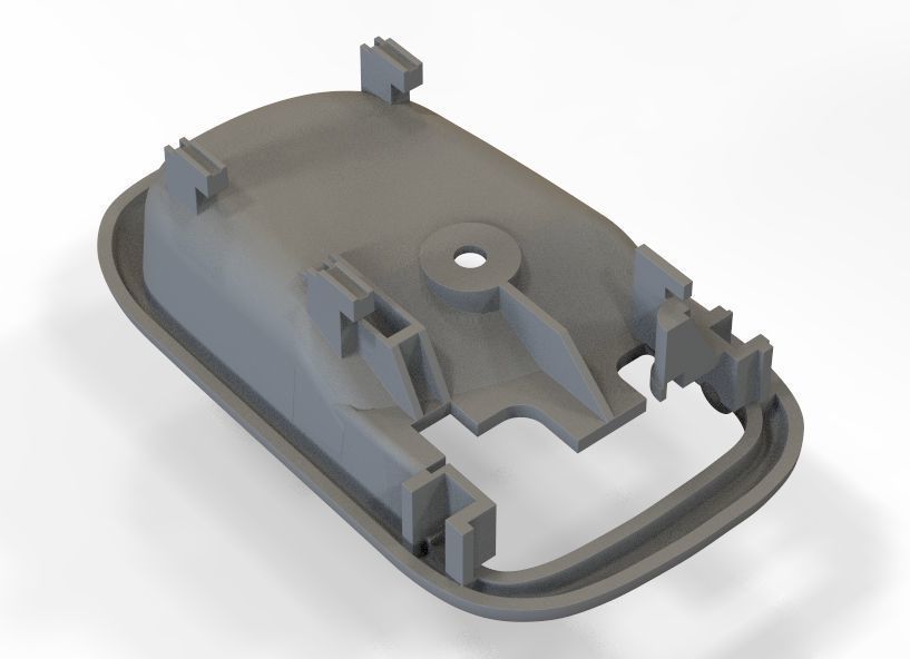 Car Door Handle 3D print model_61