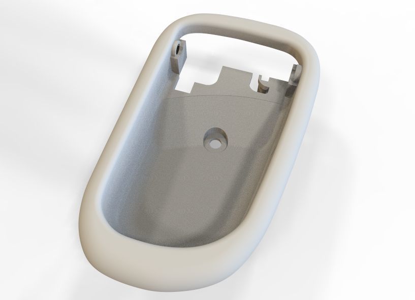 Car Door Handle 3D print model_16