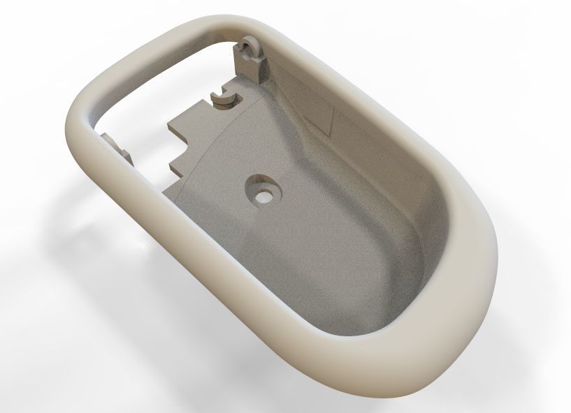 Car Door Handle 3D print model_22