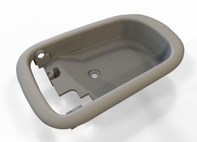 Car Door Handle 3D print model_26
