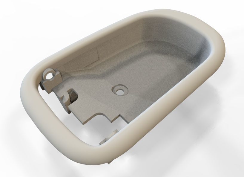 Car Door Handle 3D print model_20