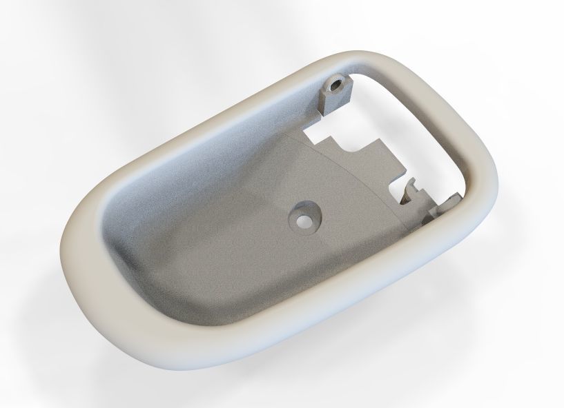 Car Door Handle 3D print model_17