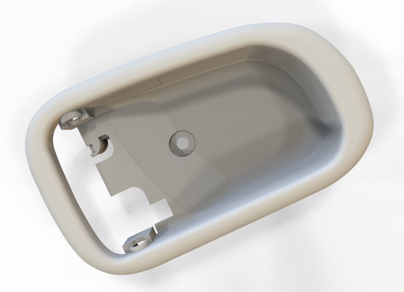 Car Door Handle 3D print model_21