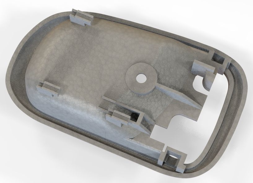 Car Door Handle 3D print model_50