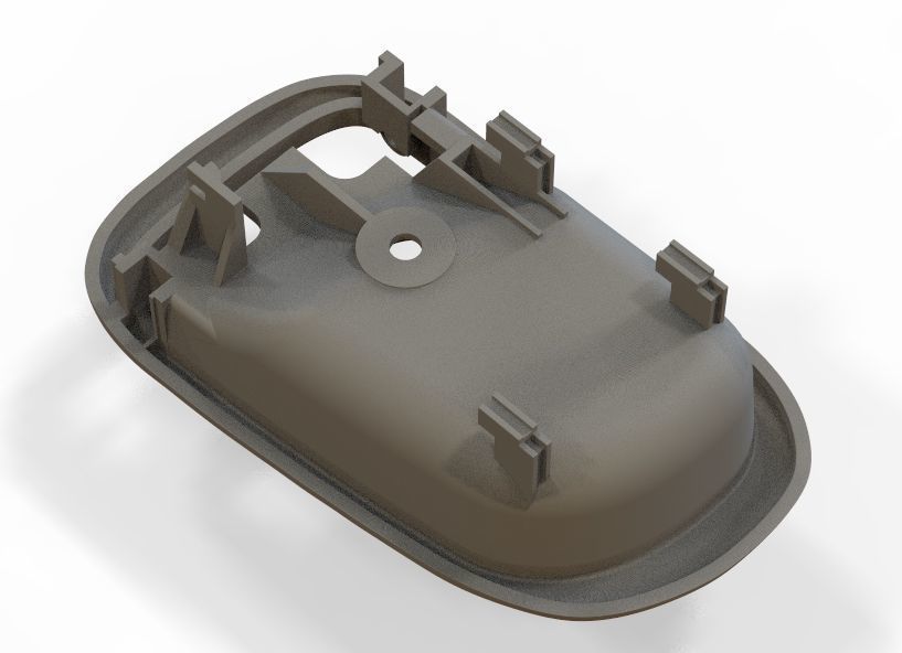 Car Door Handle 3D print model_1