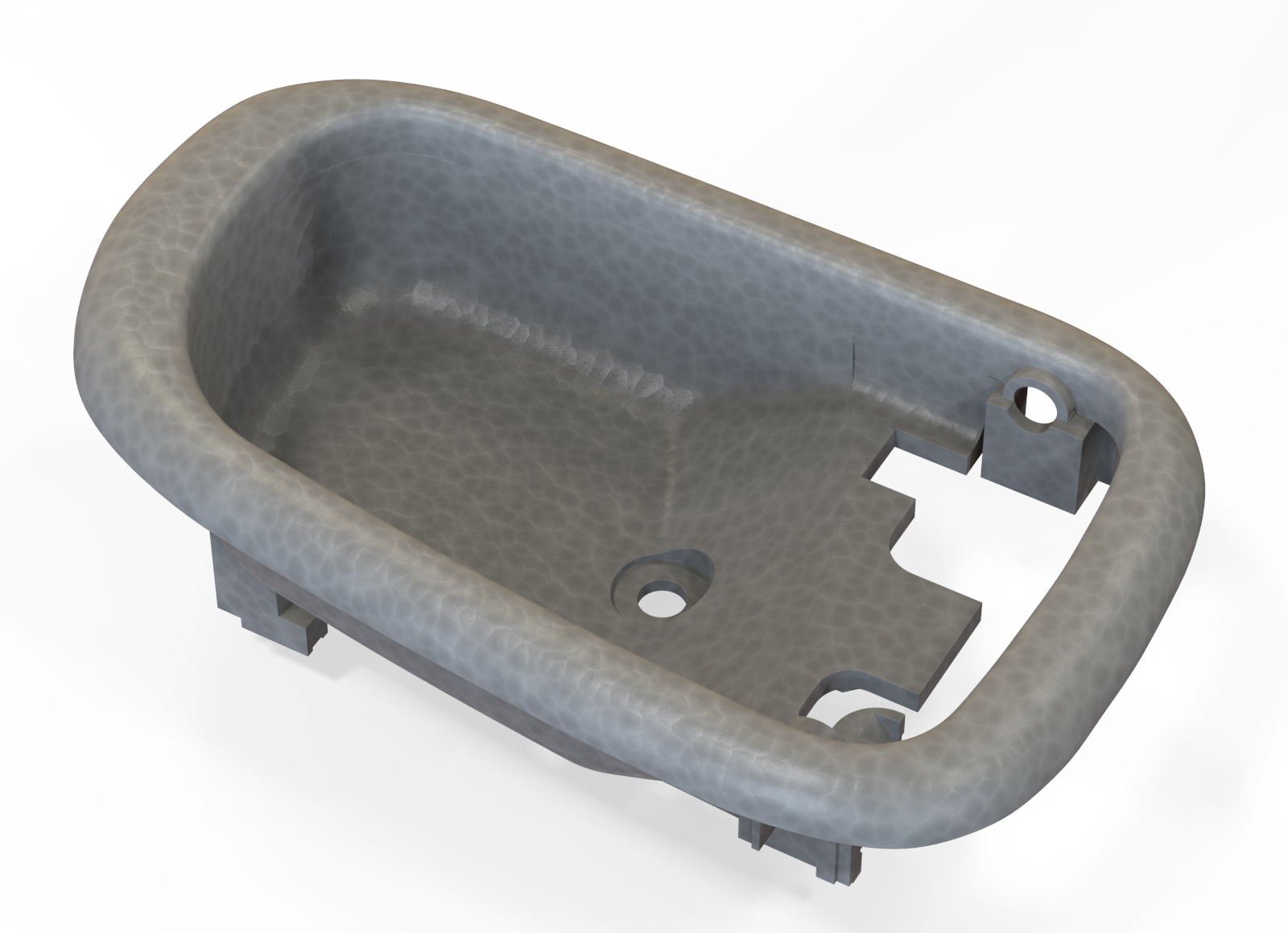 Car Door Handle 3D print model_34