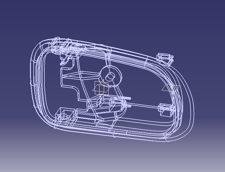 Car Door Handle 3D print model_40
