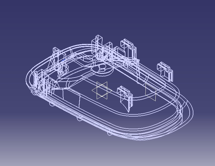 Car Door Handle 3D print model_38
