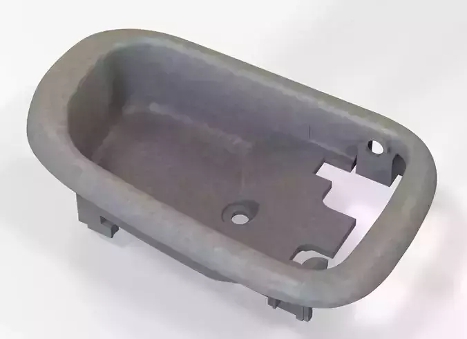 Car Door Handle 3D print model
