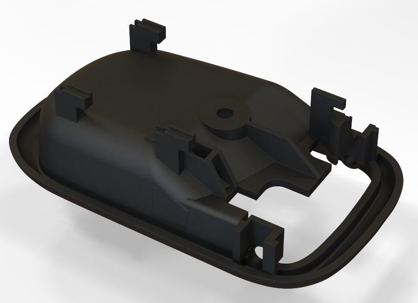 Car Door Handle 3D print model_57