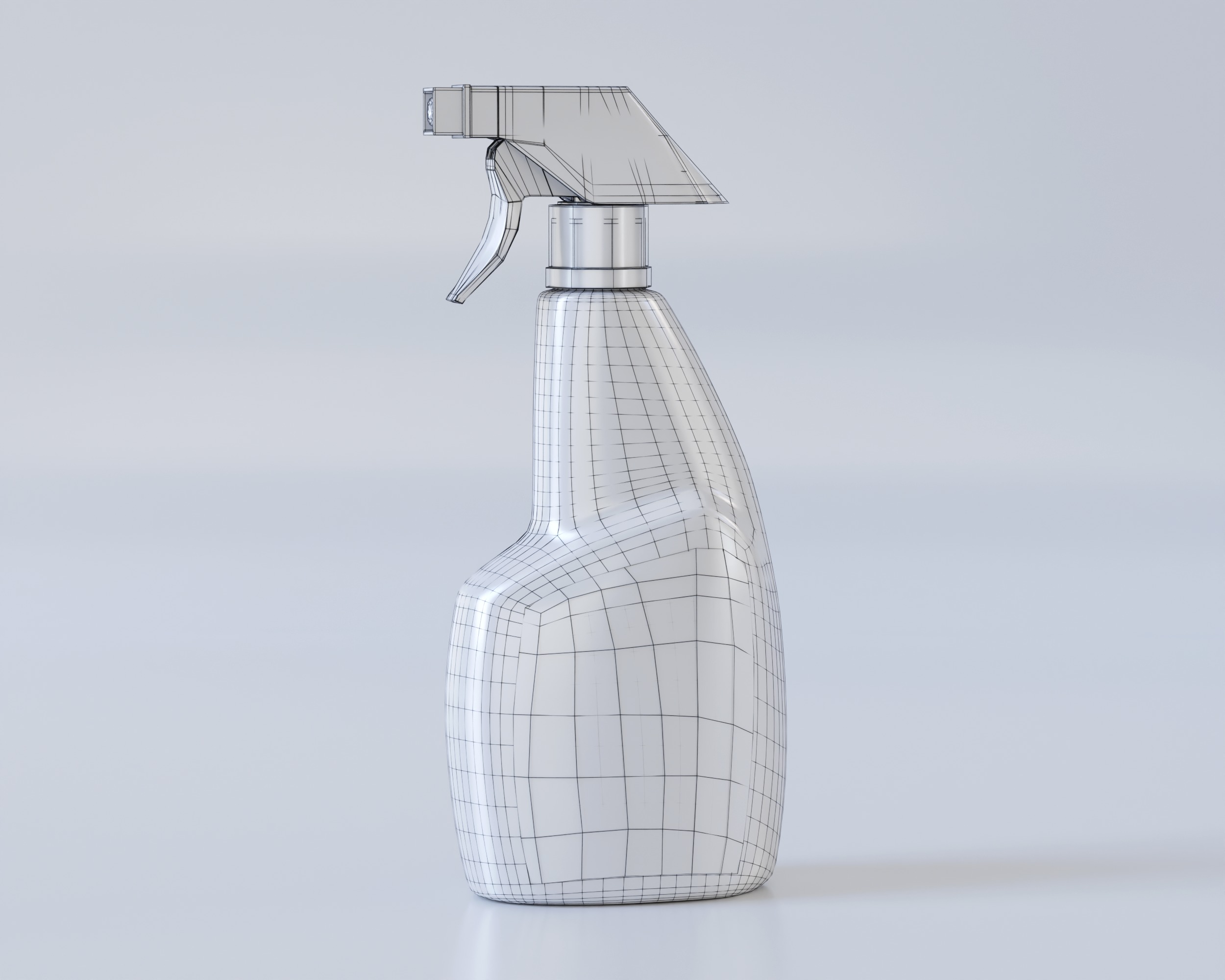 Spray Cleaner Packaging 3D model_8