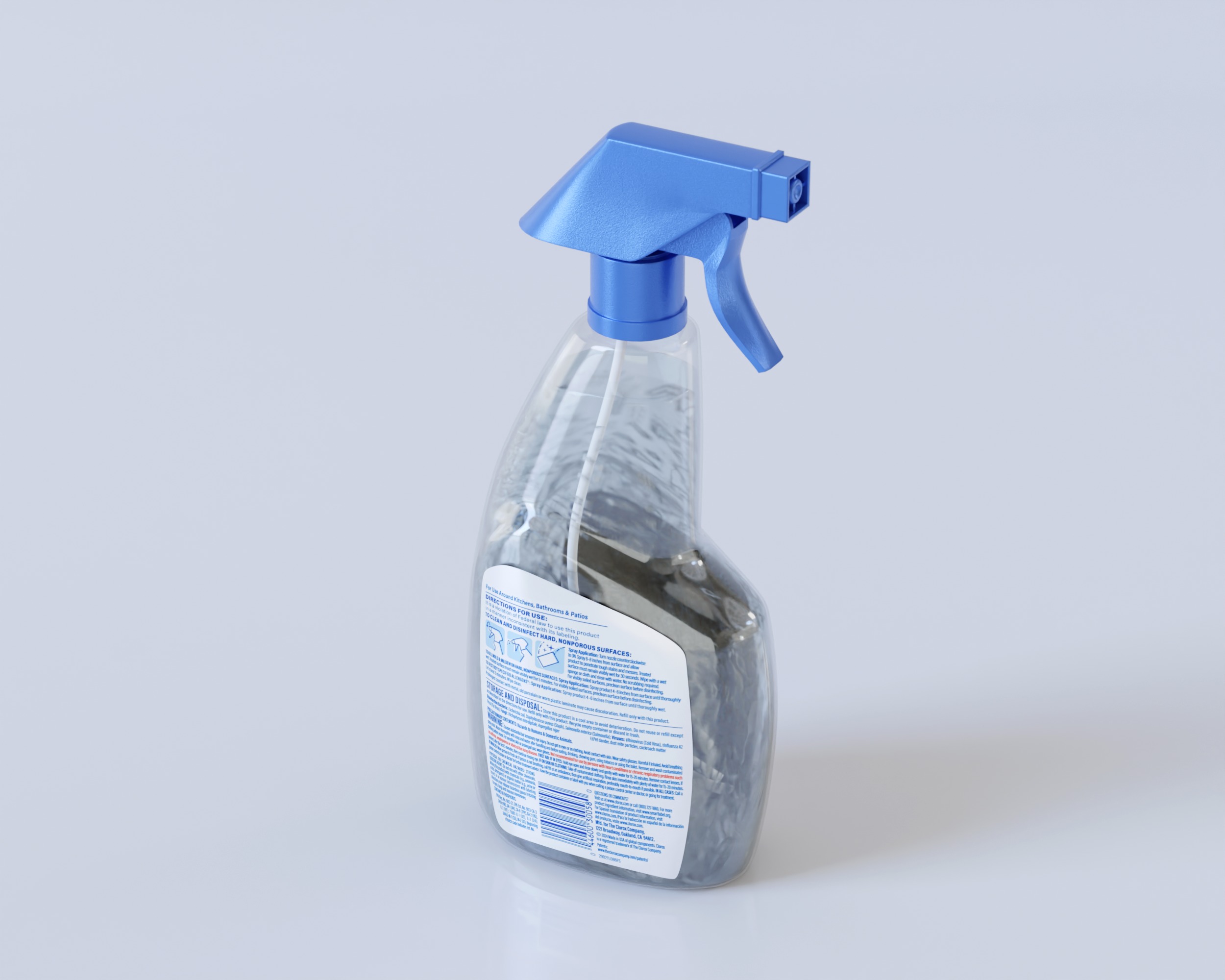 Spray Cleaner Packaging 3D model_2