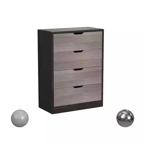 Midtown Youth 4 Drawer Chest- BlackEbano