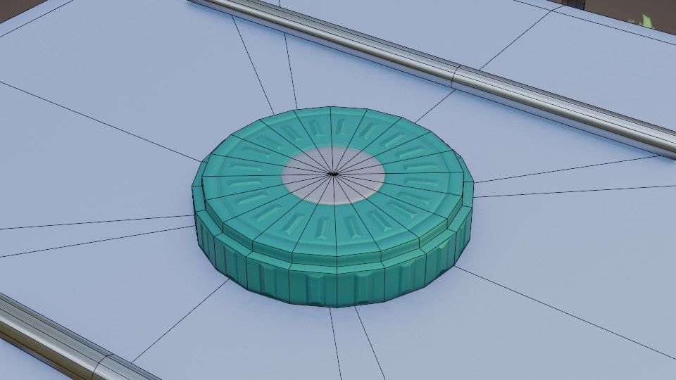 IBC Cubitainer Low-poly 3D model_14