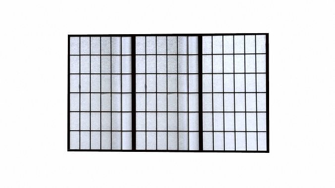Window Lowpoly Low-poly 3D model