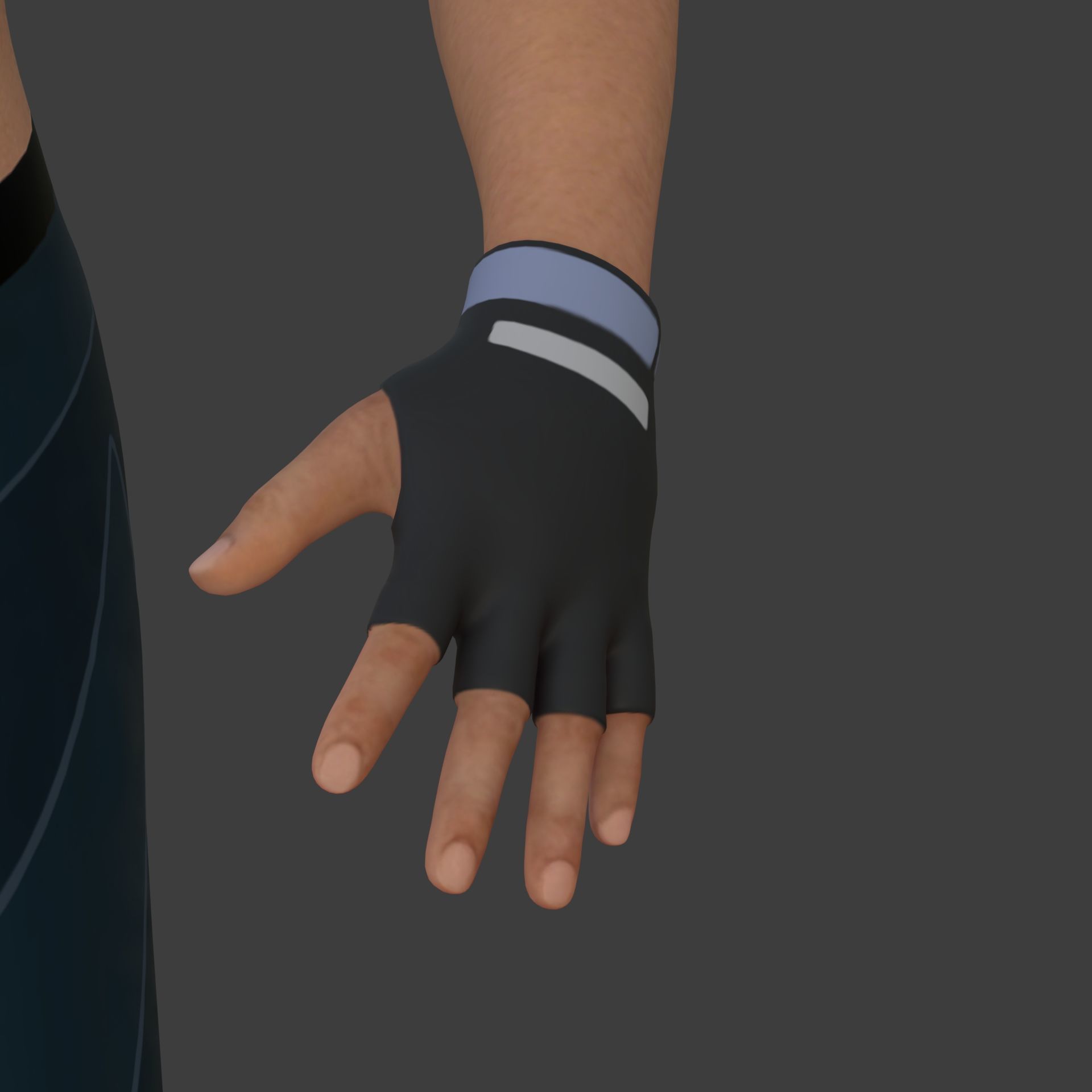 Athlete - MMA Fighter - UFC - Martial Art - Box - Kickboxing Low-poly 3D model_33