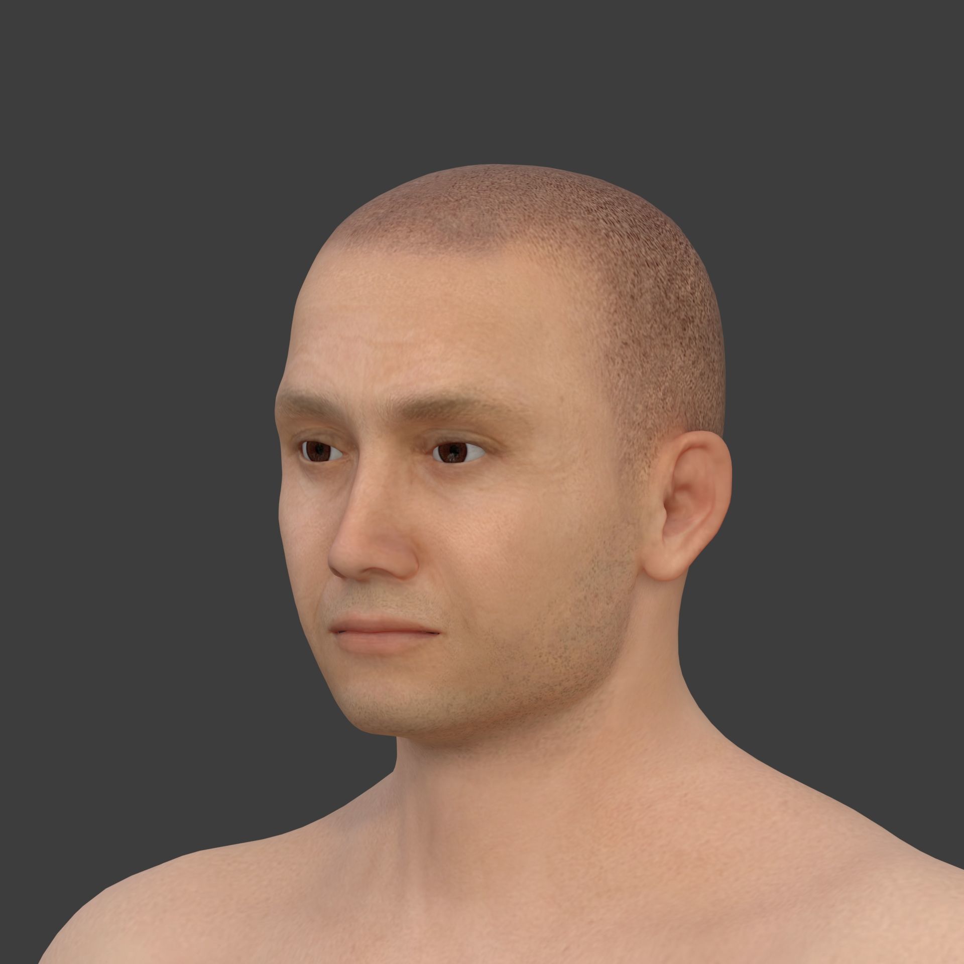 Athlete - MMA Fighter - UFC - Martial Art - Box - Kickboxing Low-poly 3D model_22