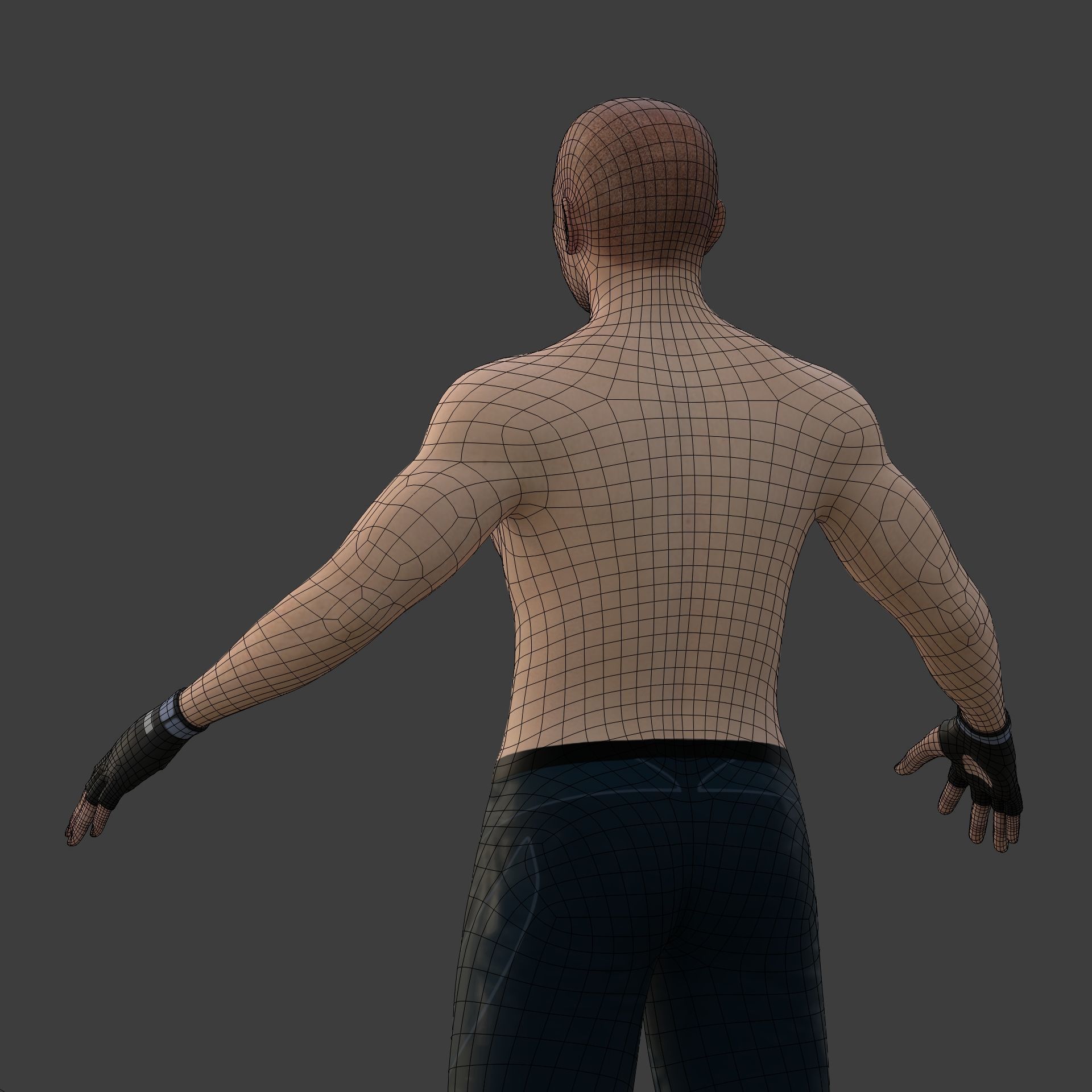 Athlete - MMA Fighter - UFC - Martial Art - Box - Kickboxing Low-poly 3D model_31