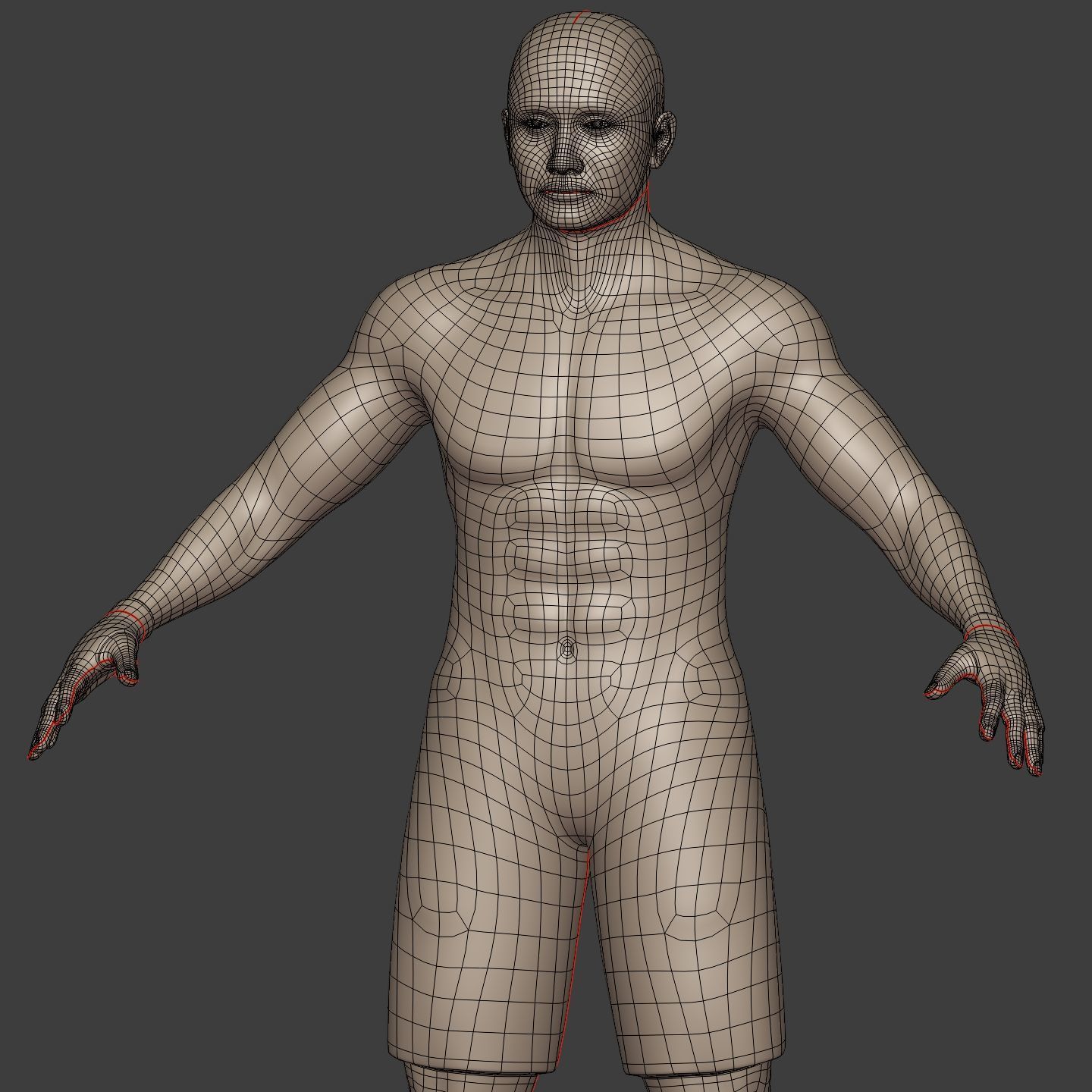 Athlete - MMA Fighter - UFC - Martial Art - Box - Kickboxing Low-poly 3D model_19