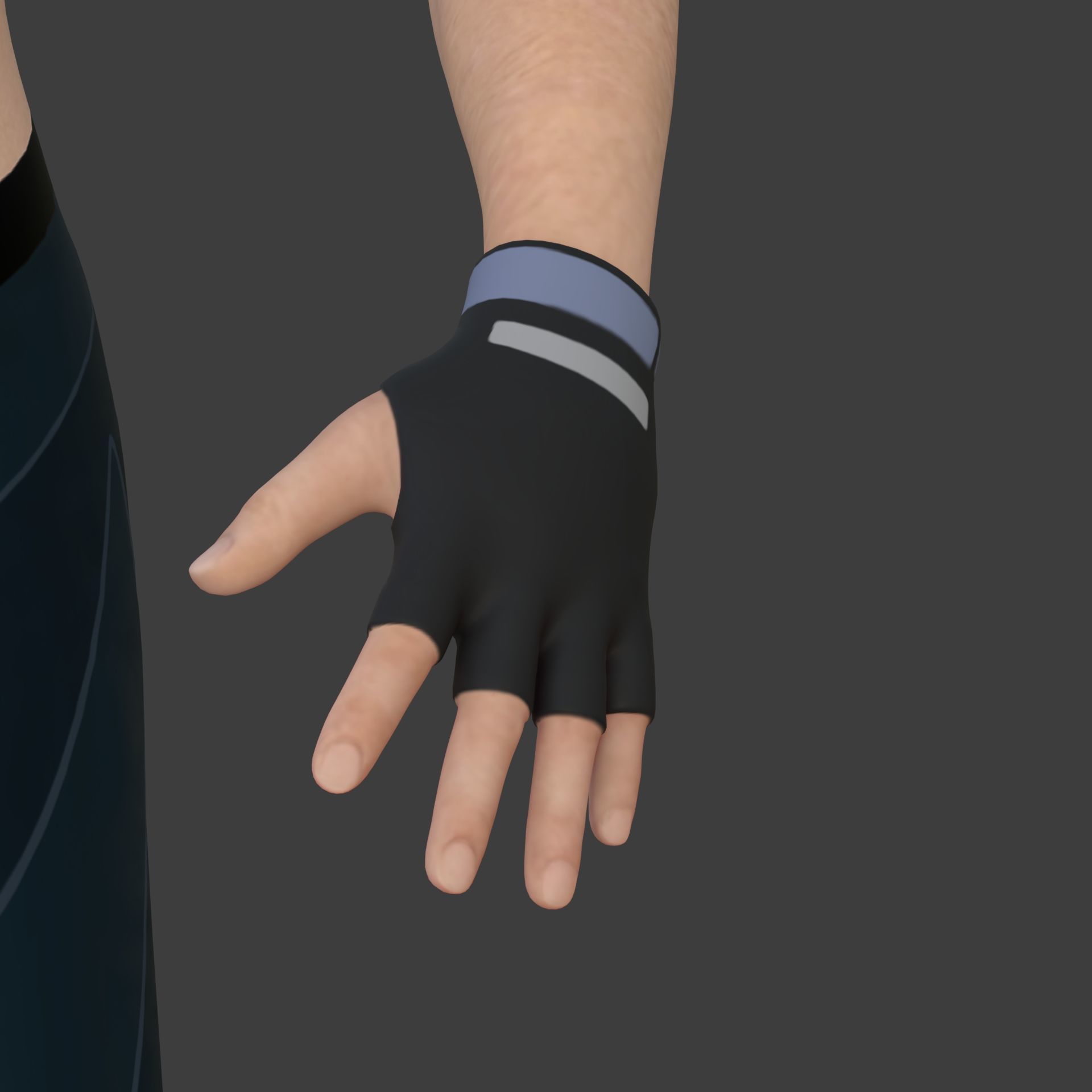 Athlete - MMA Fighter - UFC - Martial Art - Box - Kickboxing Low-poly 3D model_32